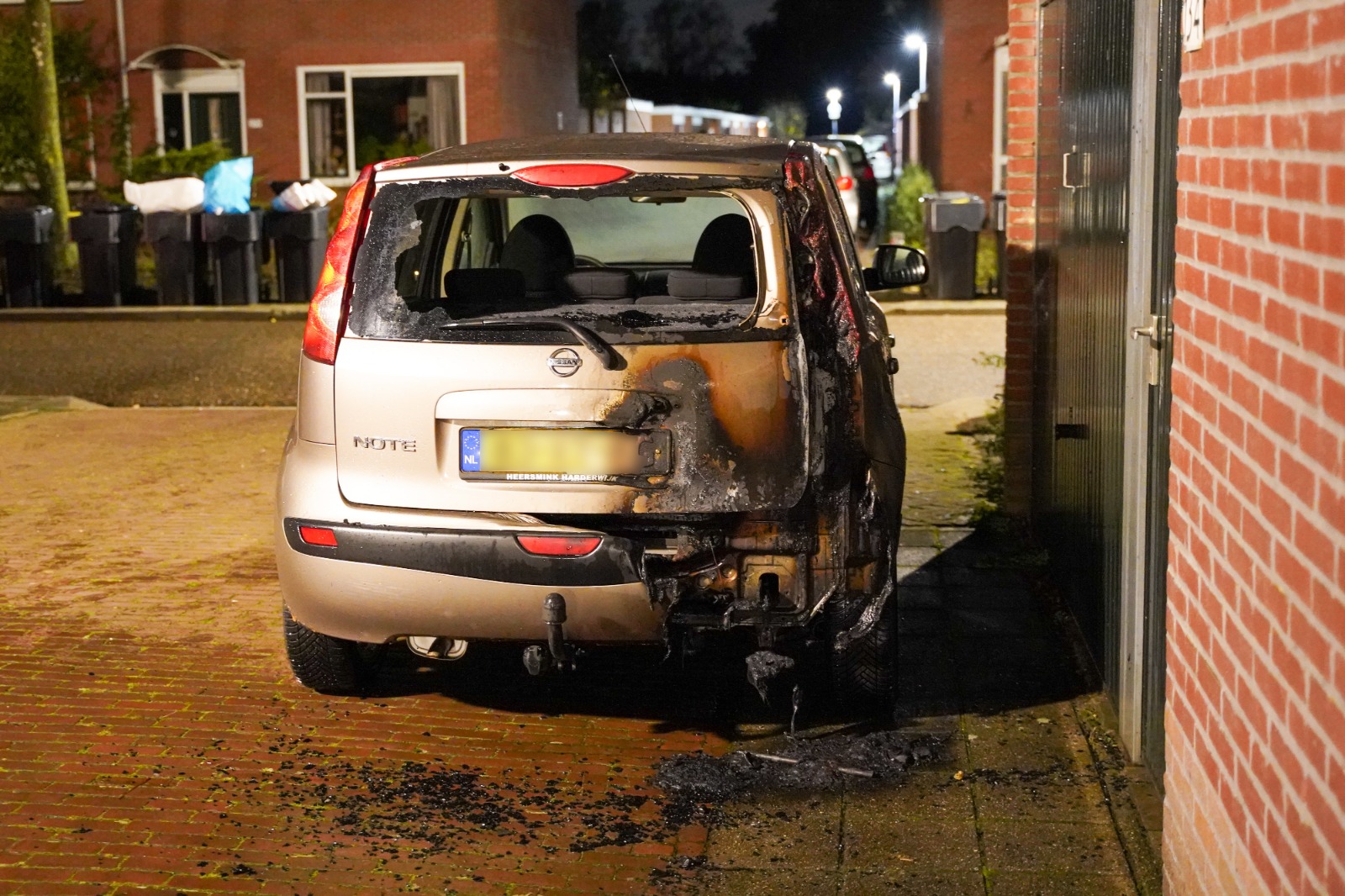 Autobrand Retiefstraat Ermelo