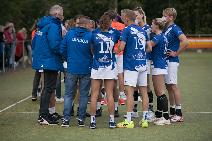 Dindoa Ermelo tegen Spirit korfbal