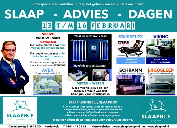 Slaap Advies Dagen bij Slaaphof Harderwijk