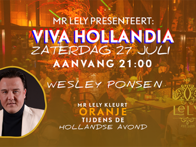 Mr Lely Hollandse avond met Wesley Ponsen