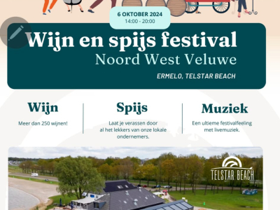 1e editie Wijn&Spijs Festival bij Telstar Beachclub