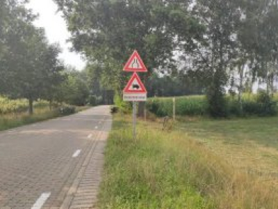 Voorbereidingen voor fietspad Zeeweg en Schaapsdijk in Ermelo