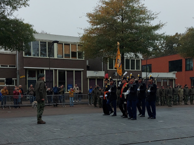 ‘Passing Out’ ceremonie onderofficieren op Raadhuisplein in Ermelo