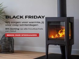 Black Friday: Op alle Jotul kachels 15% korting