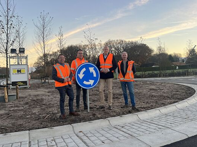 Rotonde is open: bouw van woonwijk Horsterhoeve kan van start