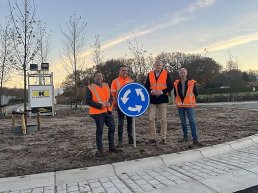 Rotonde is open: bouw van woonwijk Horsterhoeve kan van start