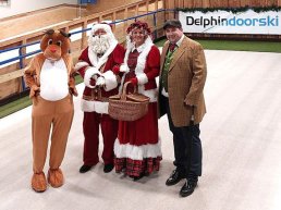 Kerstman op bezoek bij Delphindoorski in Ermelo