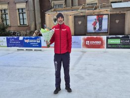 Laatste schaatstraining Arnoud Mooibroek voor SV Viking