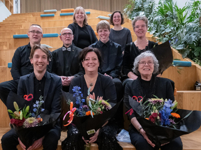 Jubilarissen bij muziekvereniging Regioharmonie