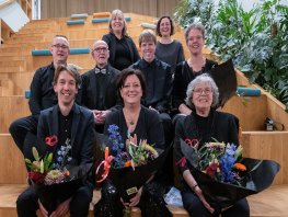 Jubilarissen bij muziekvereniging Regioharmonie