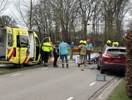 Verkeersongeval op Oude Telgterweg in Ermelo – Weg afgesloten